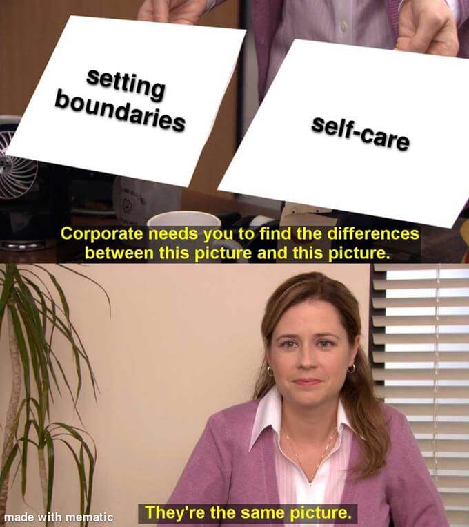 Setting relationship boundaries is self love