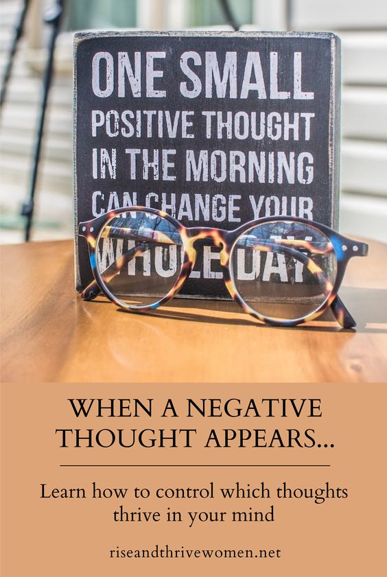 Pin How negative thoughts thrive in your mind