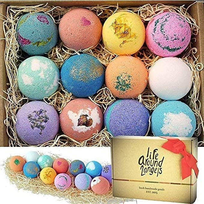 Bath Bombs Gift Set Feminine Energy Gift Ideas for Christmas