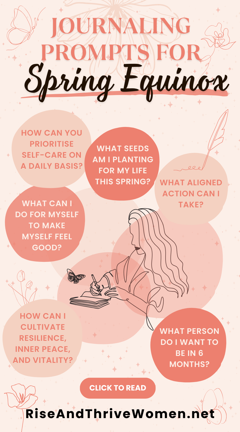 Infographic 6 Equinox Spring Journaling Prompts to Plan Your New Year