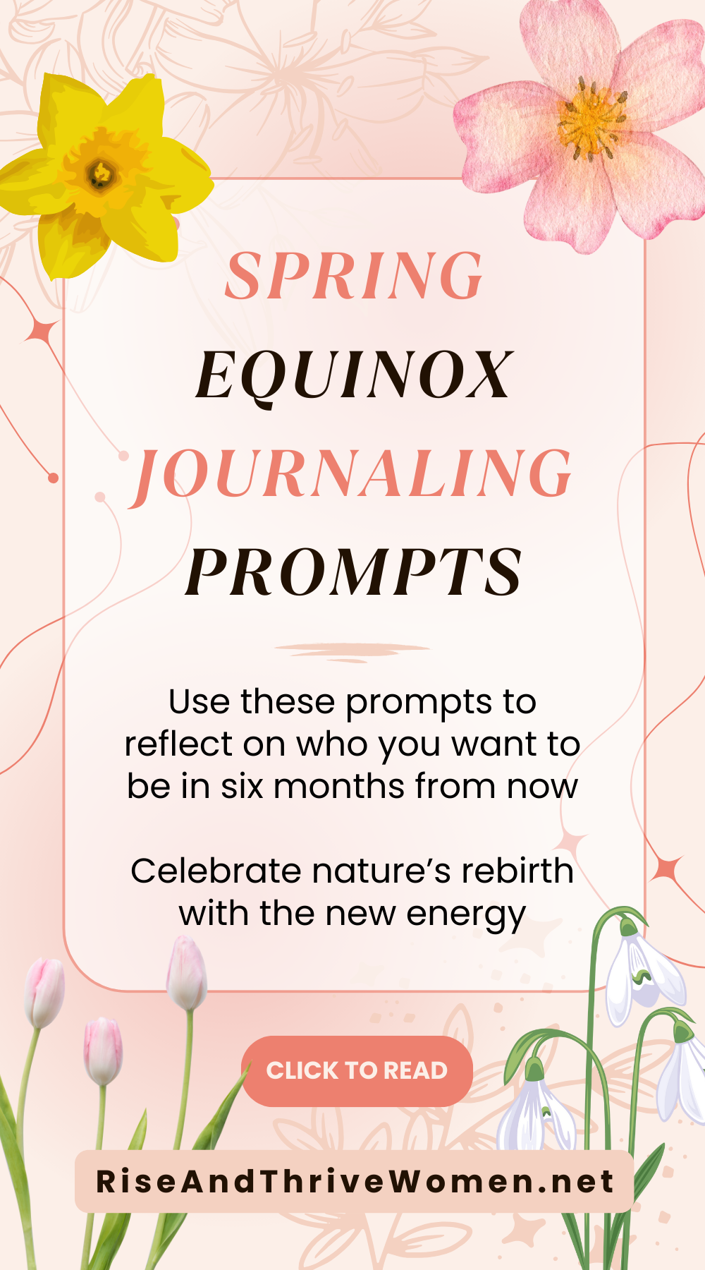 Pin 5 Equinox/Spring Journaling Prompts to Plan Your New Year