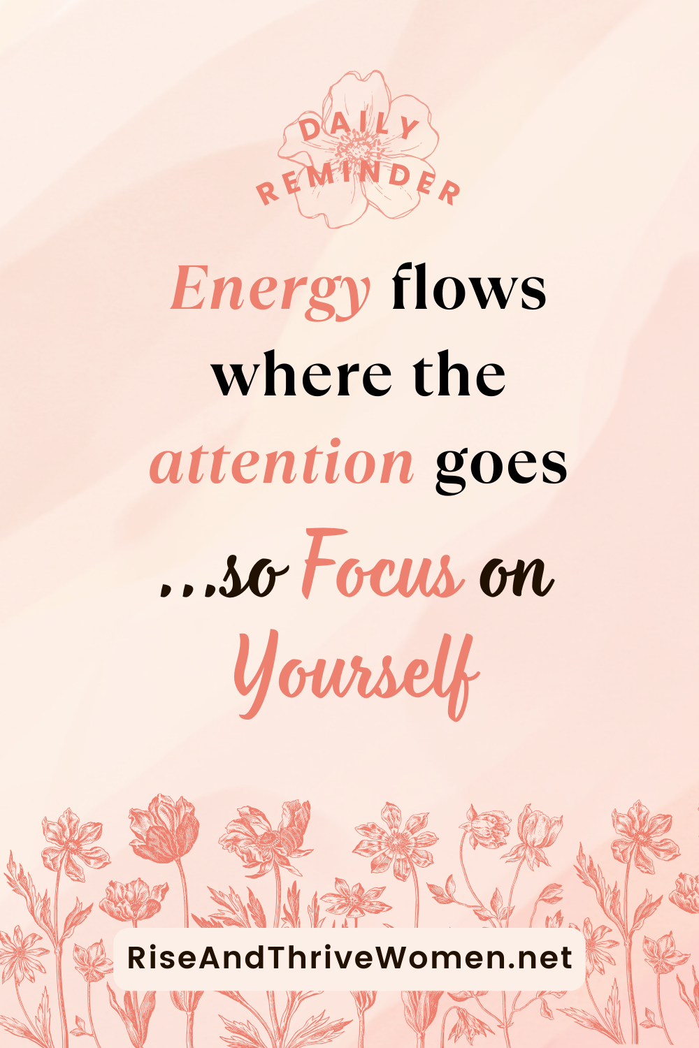 Energy flows where attention goes