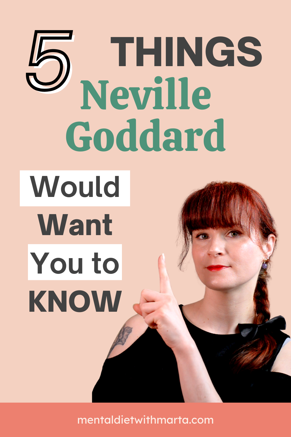5 Things Neville Goddard teachings he would want you to know pin