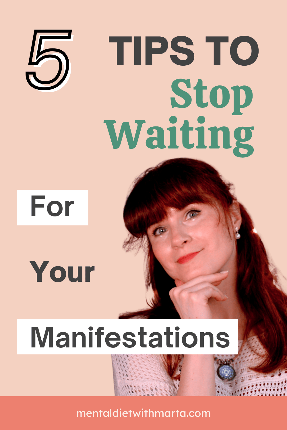 How to stop waiting for manifestations Pin mental diet