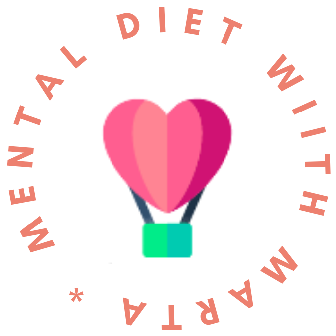 Mental diet with Marta logo anxiety in manifestation