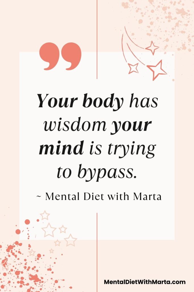 How to stop obsessing over manifestations, Body has wisdom Mental Diet with Marta, Emotional Mastery in Manifestation