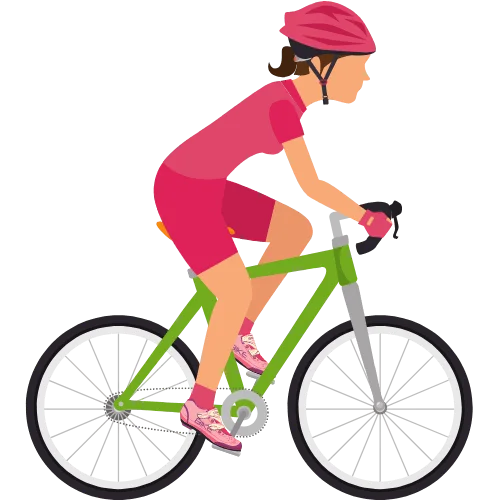 Road bike user