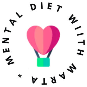 Mental diet with Marta logo anxiety in manifestation