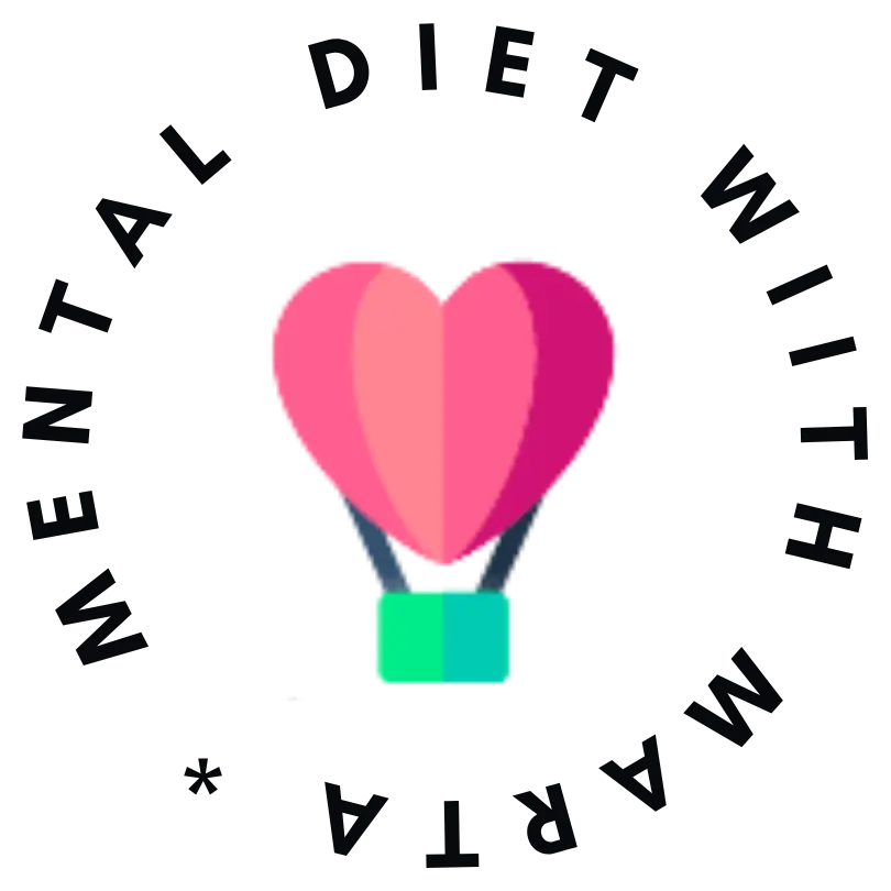 Mental diet with Marta logo anxiety in manifestation